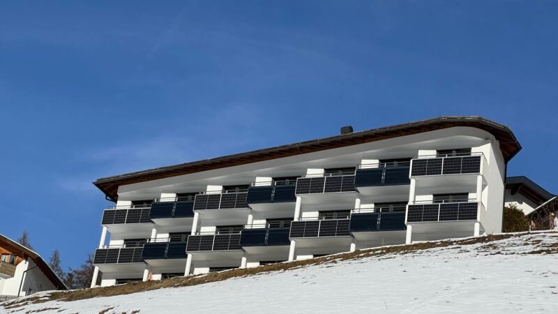 Photovoltaik Balkon-Anlage